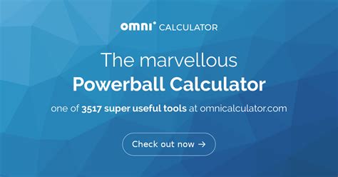 lottery critic powerball calculator|powerball omni calculator.